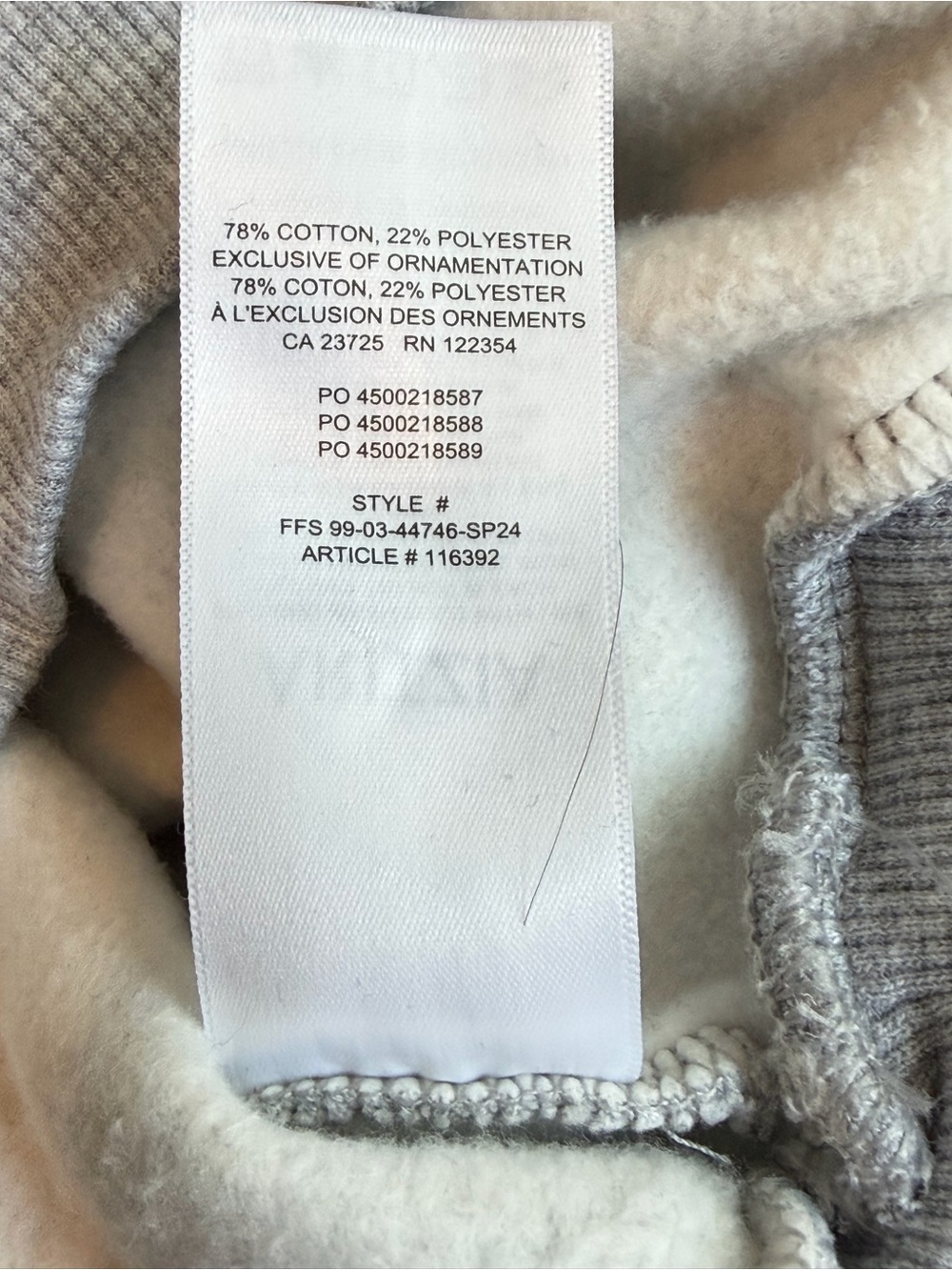 Aritzia Sweatfleece Mega Fit Cropped Crewneck - Picture 11 of 11